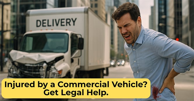 Injured by a Commerical Vehicle? | Get Legal Help.